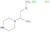 Piperazine, 1-(2-methoxy-1-methylethyl)-, hydrochloride (1:2)