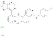 1,5-Isoquinolinediamine, N1-(4-chlorophenyl)-6-methyl-N5-[3-(9H-purin-6-yl)-2-pyridinyl]-, hydroch…