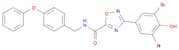 1,2,4-Oxadiazole-5-carboxamide, 3-(3,5-dibromo-4-hydroxyphenyl)-N-[(4-phenoxyphenyl)methyl]-