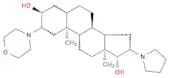 Androstane-3,17-diol, 2-(4-morpholinyl)-16-(1-pyrrolidinyl)-, (2β,3α,5α,16β,17β)-