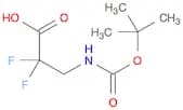 3-(tert-Butoxycarbonylamino)-2,2-difluoropropanoic acid