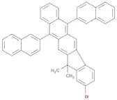 2-[9-Bromo-7,7-dimethyl-13-(naphthalen-2-yl)indeno[1,2-b]anthracen-5-yl]naphthalene