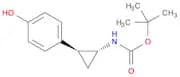 tert-Butyl N-[(1R,2S)-rel-2-(4-hydroxyphenyl)cyclopropyl]carbamate