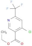 3-Pyridinecarboxylic acid, 4-chloro-6-(trifluoromethyl)-, ethyl ester