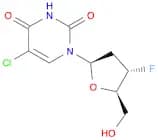 Uridine, 5-chloro-2',3'-dideoxy-3'-fluoro-