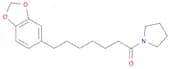 1-Heptanone, 7-(1,3-benzodioxol-5-yl)-1-(1-pyrrolidinyl)-