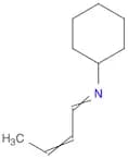 Cyclohexanamine, N-2-buten-1-ylidene-