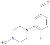 Benzaldehyde, 4-fluoro-3-(4-methyl-1-piperazinyl)-