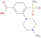 Benzoic acid, 3-(4-methyl-1-piperazinyl)-4-(methylsulfonyl)-