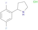 2-(2,5-Difluorophenyl)pyrrolidine hydrochloride