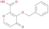 4H-Pyran-2-carboxylic acid, 4-oxo-3-(phenylmethoxy)-