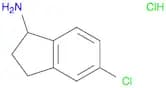 1H-Inden-1-amine, 5-chloro-2,3-dihydro-, hydrochloride (1:1)