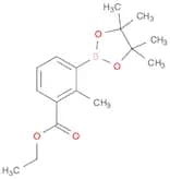 Benzoic acid, 2-methyl-3-(4,4,5,5-tetramethyl-1,3,2-dioxaborolan-2-yl)-, ethyl ester