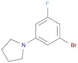 Pyrrolidine, 1-(3-bromo-5-fluorophenyl)-
