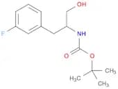 tert-butyl N-[1-(3-fluorophenyl)-3-hydroxypropan-2-yl]carbamate