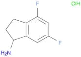 1H-Inden-1-amine, 4,6-difluoro-2,3-dihydro-, hydrochloride (1:1)