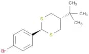 1,3-Dithiane, 2-(4-bromophenyl)-5-(1,1-dimethylethyl)-, trans-