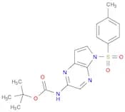 Carbamic acid, N-[5-[(4-methylphenyl)sulfonyl]-5H-pyrrolo[2,3-b]pyrazin-2-yl]-, 1,1-dimethylethyl …