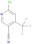 3-Pyridinecarbonitrile, 6-chloro-4-(trifluoromethyl)-