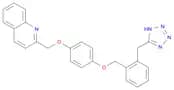 Quinoline, 2-[[4-[[2-(2H-tetrazol-5-ylmethyl)phenyl]methoxy]phenoxy]methyl]-