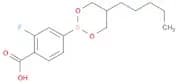 Benzoic acid, 2-fluoro-4-(5-pentyl-1,3,2-dioxaborinan-2-yl)-