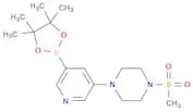 Piperazine, 1-(methylsulfonyl)-4-[5-(4,4,5,5-tetramethyl-1,3,2-dioxaborolan-2-yl)-3-pyridinyl]-