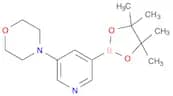 Morpholine, 4-[5-(4,4,5,5-tetramethyl-1,3,2-dioxaborolan-2-yl)-3-pyridinyl]-