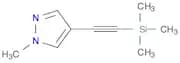 1H-Pyrazole, 1-methyl-4-[2-(trimethylsilyl)ethynyl]-