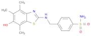 4-(((6-Hydroxy-4,5,7-trimethylbenzo[d]thiazol-2-yl)amino)methyl)benzenesulfonamide