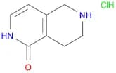 2,6-Naphthyridin-1(2H)-one, 5,6,7,8-tetrahydro-, hydrochloride (1:1)