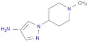 1H-Pyrazol-4-amine, 1-(1-methyl-4-piperidinyl)-