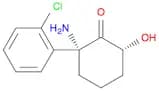 Cyclohexanone, 2-amino-2-(2-chlorophenyl)-6-hydroxy-, (2R,6R)-