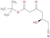 Hexanoic acid, 6-cyano-5-hydroxy-3-oxo-, 1,1-dimethylethyl ester, (5R)-