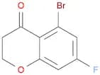 4H-1-Benzopyran-4-one, 5-bromo-7-fluoro-2,3-dihydro-