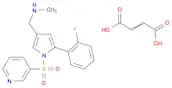 1H-Pyrrole-3-methanamine, 5-(2-fluorophenyl)-N-methyl-1-(3-pyridinylsulfonyl)-, 2-butenedioate (1:…