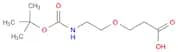 Propanoic acid, 3-[2-[[(1,1-dimethylethoxy)carbonyl]amino]ethoxy]-