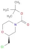 4-MORPHOLINECARBOXYLIC ACID, 2-(CHLOROMETHYL)-, 1,1-DIMETHYLETHYL ESTER, (2S)-