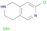7-Chloro-1,2,3,4-tetrahydro-2,6-naphthyridine hydrochloride