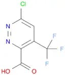 6-chloro-4-(trifluoromethyl)pyridazine-3-carboxylic acid