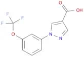 1H-Pyrazole-4-carboxylic acid, 1-[3-(trifluoromethoxy)phenyl]-