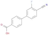 [1,1'-Biphenyl]-4-carboxylic acid, 4'-cyano-3'-fluoro-