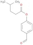 Pentanoic acid, 4-methyl-, 4-formylphenyl ester