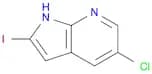 1H-Pyrrolo[2,3-b]pyridine, 5-chloro-2-iodo-