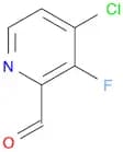 2-Pyridinecarboxaldehyde, 4-chloro-3-fluoro-