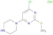 4-Chloro-2-(methylthio)-6-(piperazin-1-yl)pyrimidine hydrochloride