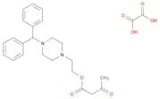 Butanoic acid, 3-oxo-, 2-[4-(diphenylmethyl)-1-piperazinyl]ethyl ester, ethanedioate (1:1)