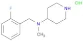 (2-Fluoro-benzyl)-methyl-piperidin-4-yl-amine hydrochloride