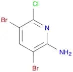 2-Amino-3,5-dibromo-6-chloropyridine