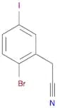 Benzeneacetonitrile, 2-bromo-5-iodo-