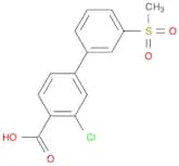 2-Chloro-4-(3-methylsulfonylphenyl)benzoic acid